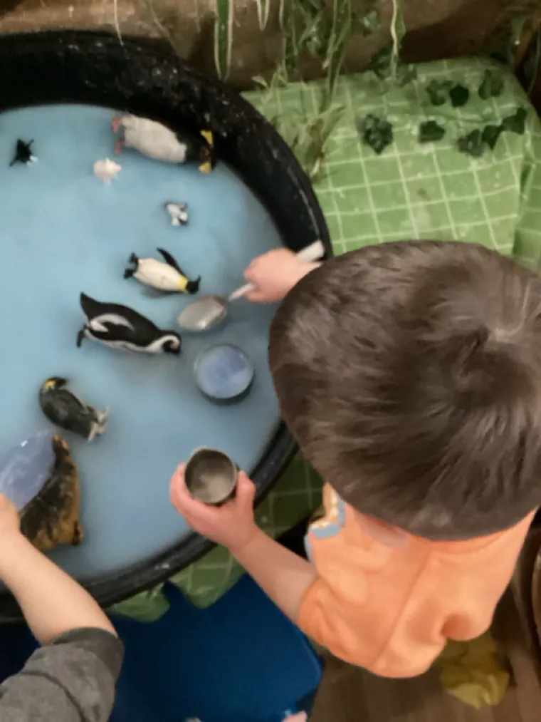 water/ice play