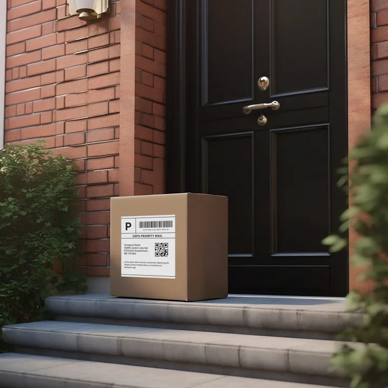 box on steps
