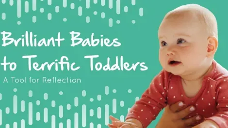 Image of front cover of Brilliant Babies to Terrific Toddlers