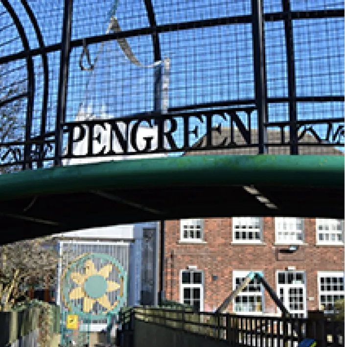 Front of Pen Green Children's Centre