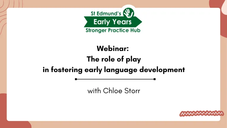 The role of play in fostering early language development