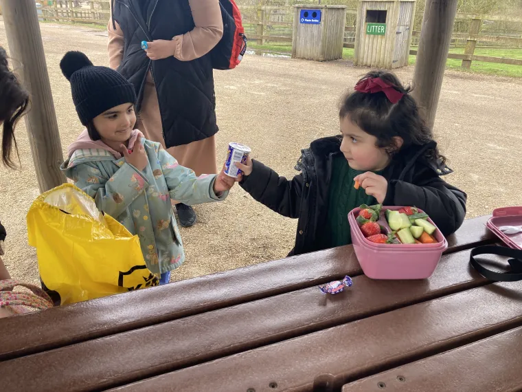Children lunch time