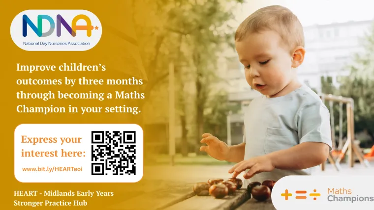 HEART EYSPH Maths Champion flyer with sign up QR code that goes to bit.ly/HEARTeoi