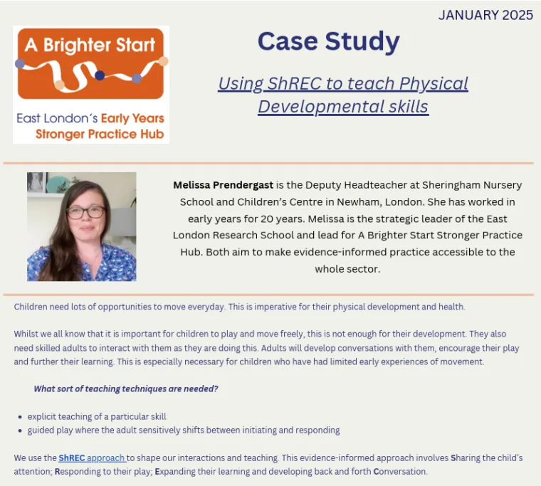 Case study- a brighter start