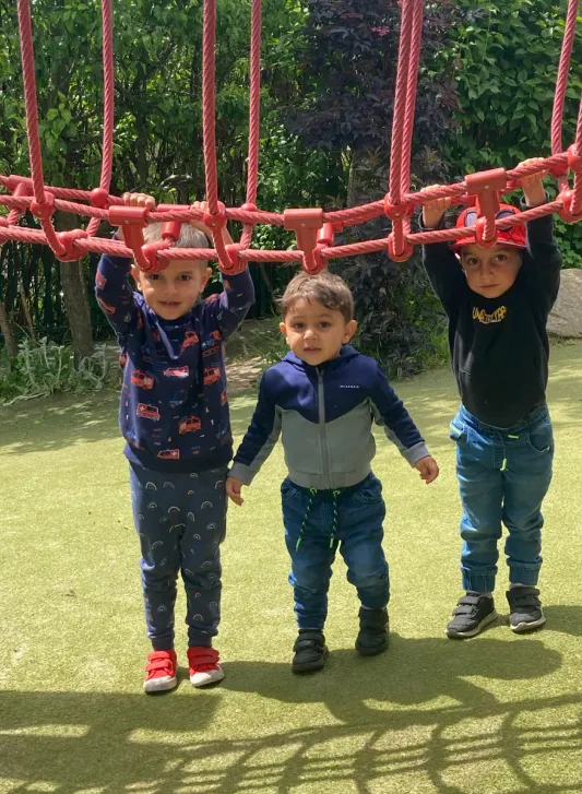 Children playing.