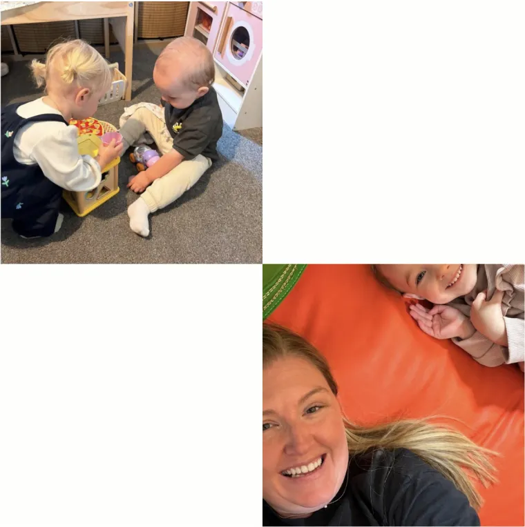 happy children at the childminders