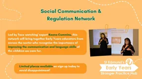 Social and Communication Regulation Network meeting infographic