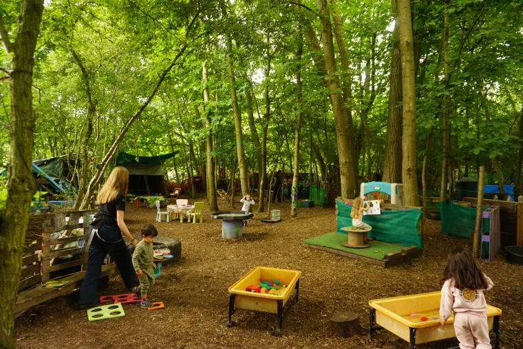 Nursery in a woodland setting