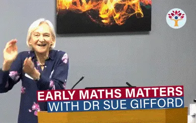 Sue Gifford speaking about maths