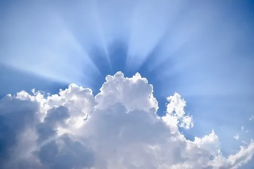 blue skies
