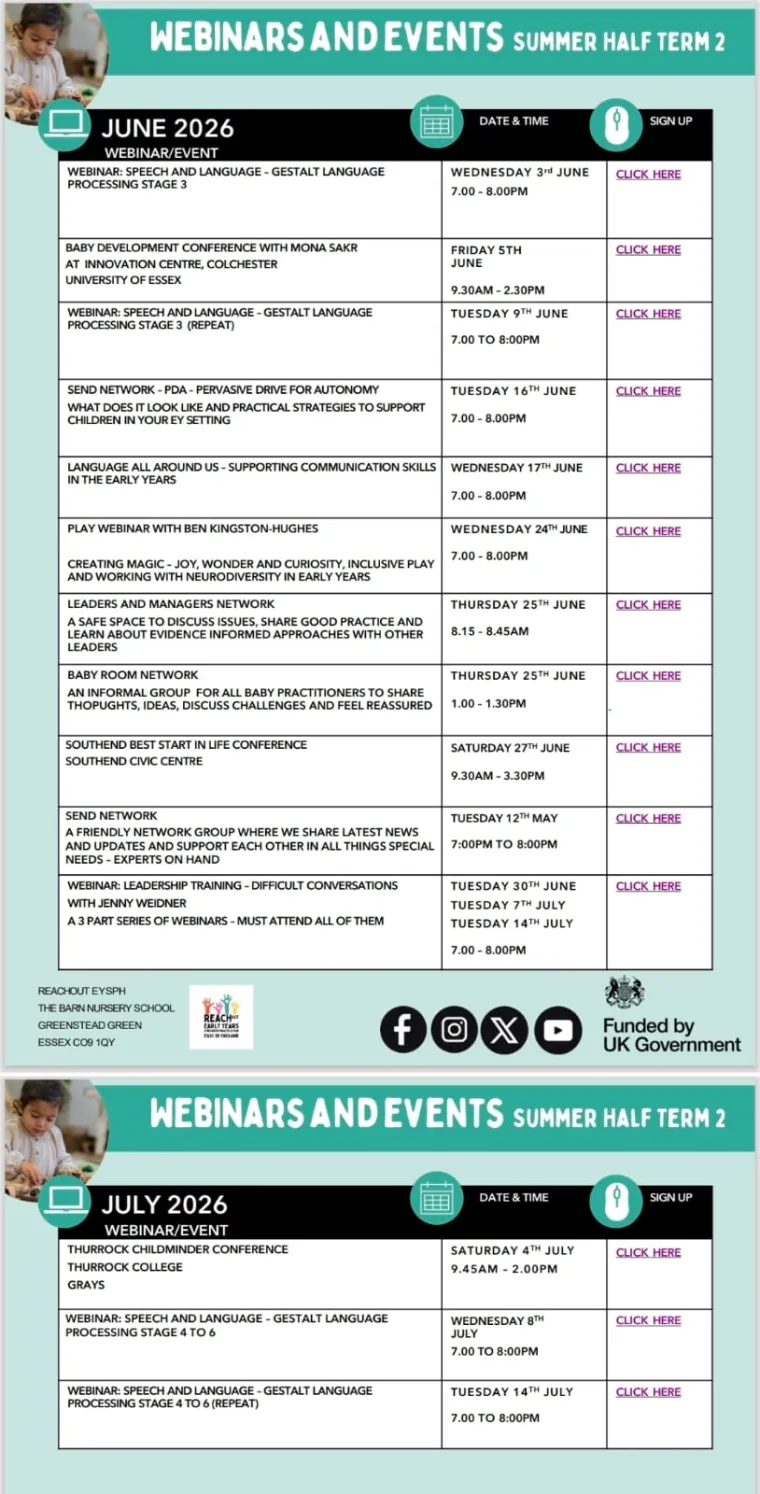 Summer Term events