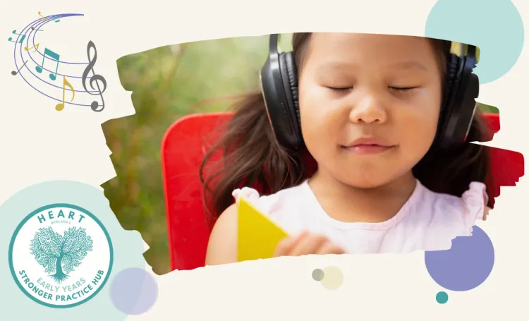 Cover image for the HEART Midlands SPH blog: Musical Food for Thought