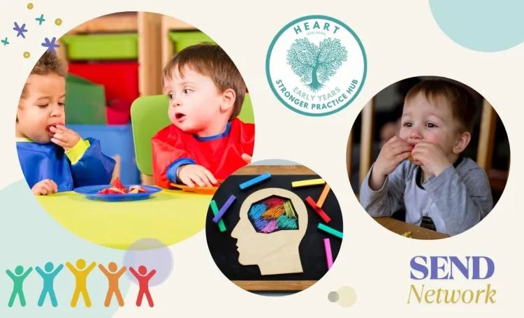 image of children happily eating in setting