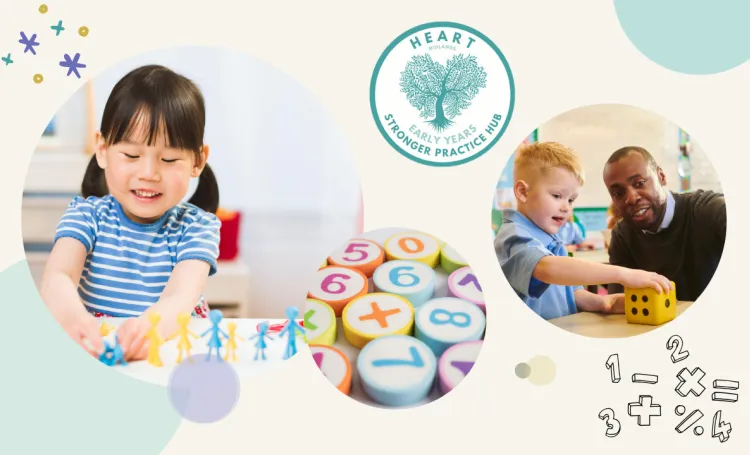 Cover image for the HEART Midlands Stronger Practice Insights Resource on Mathematical Development
