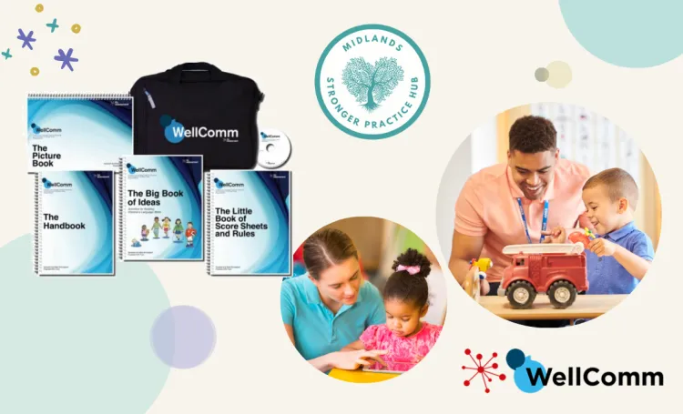 Cover image for the HEART Midlands SPH webinar recording 'Short Sparks: WellComm Toolkit'