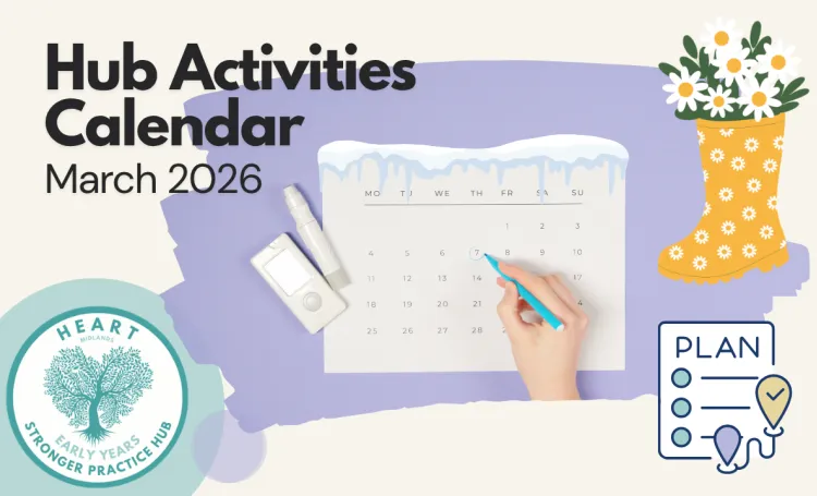 Cover image for the HEART Midlands SPH Hub Activities Calendar - updated March 2026