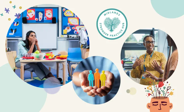 Cover image for the HEART Midlands SPH webinar recording of the 'Nurturing Staff Wellbeing' session