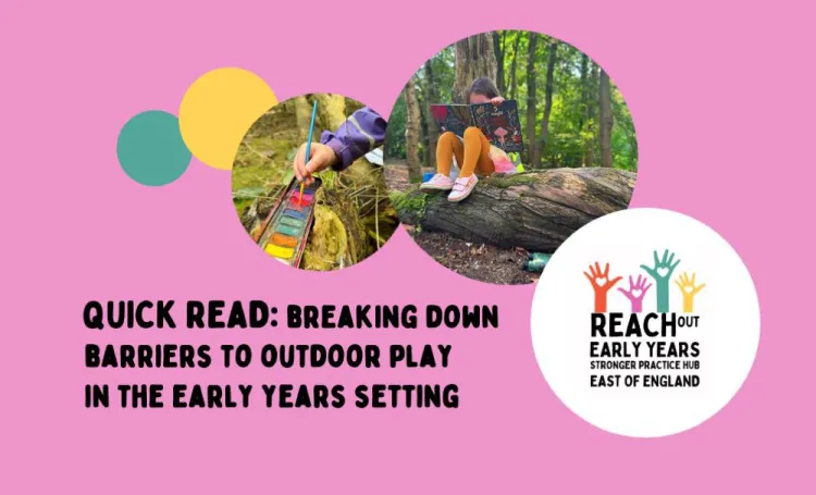 Breaking down barrier in outdoor play logo