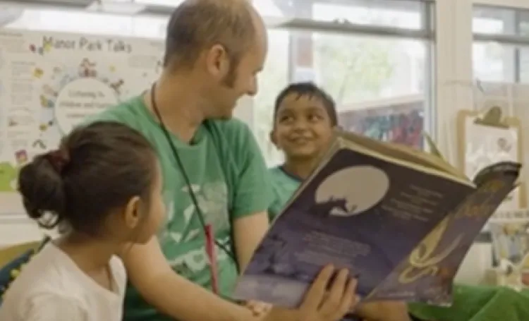Early years children with adult reading