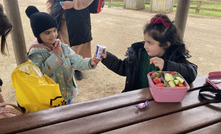 Children lunch time