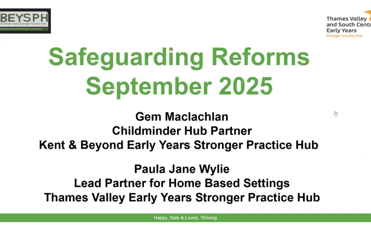 Title slide for safeguarding presentation