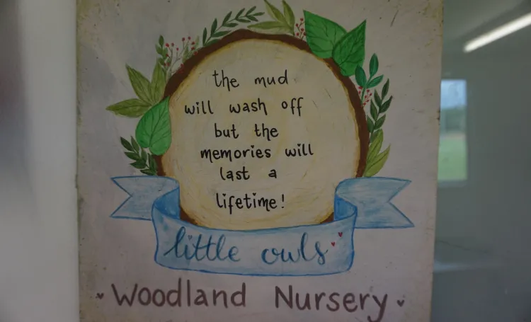Sign that says The mud will wash off but the memories will last a lifetime