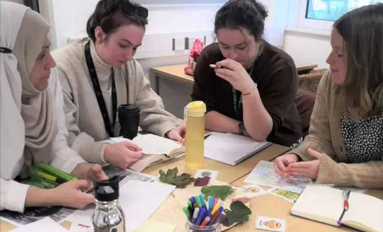 Students looking thoughtful