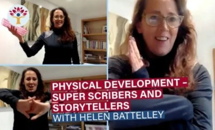 Helen in action delivering the webinar