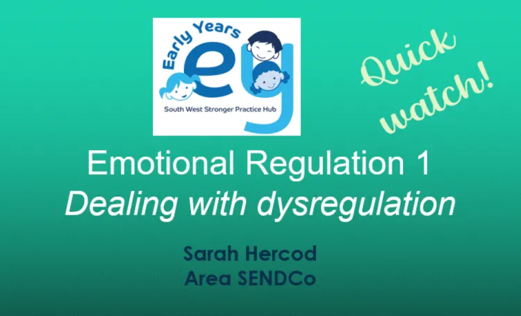 Emotional Regulation Quick Watch 1