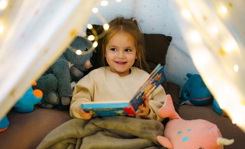 child reading