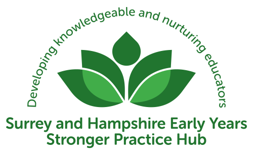 Surrey and Hampshire Early Years Stronger Practice Hub logo