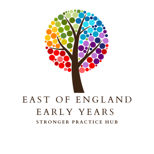 East of England Early Years Stronger Practice Hub logo 